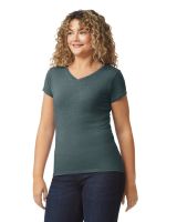Softstyle T-Shirt Col-V personnalisé pour femme | Gildan