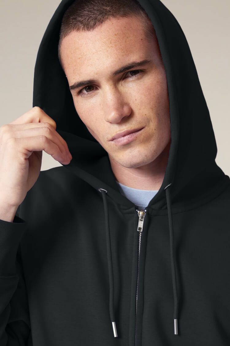 Stanley & Stella Sweat à capuche zippé durable Connector 2.0 imprimé et personnalisé | Stanley & Stella