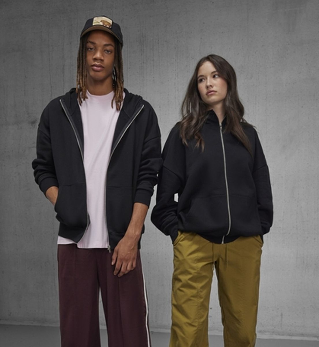 B&C Oversized Influence Zip Hood personnalisé | B&C