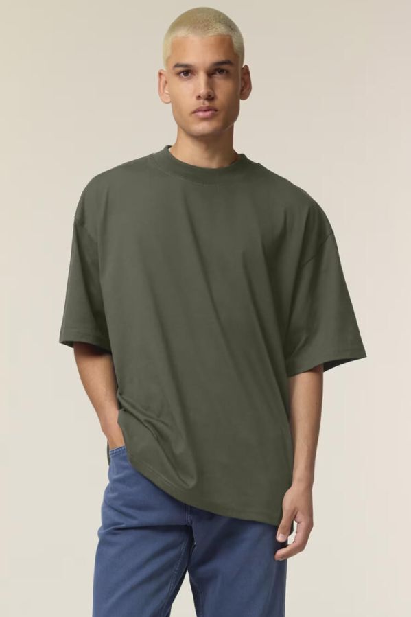 Stanley & Stella Blaster 2.0 T-shirt oversize à col montant imprimé | Stanley & Stella