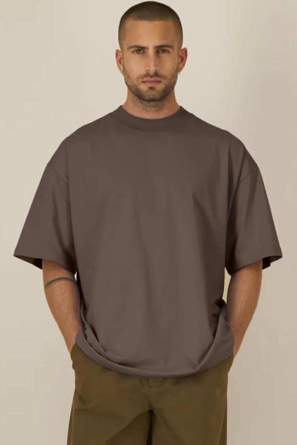 Stanley & Stella Blaster 2.0 T-shirt oversize à col montant imprimé | Stanley & Stella