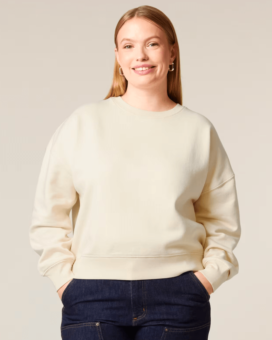 Stanley/Stella Stella Alma sweat à col rond pour femme en coton bio à personnaliser