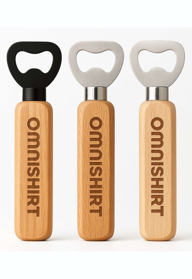 Décapsuleur imprimé en bois FSC | Omnishirt