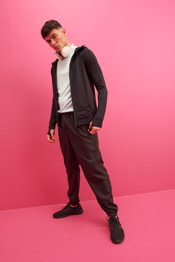 Just Cool Contrast Zoodie personnalisé pour homme | Just Cool