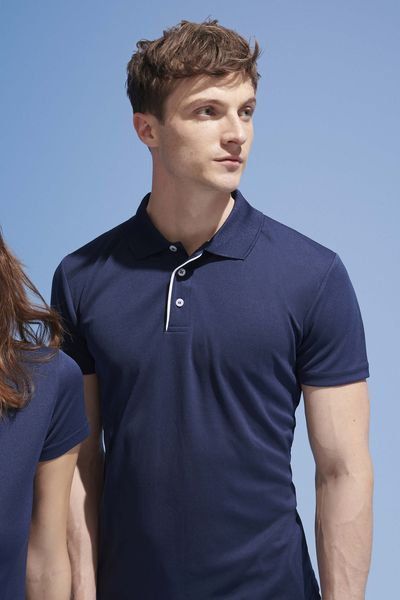 Créez un polo Sol's Performer personnalisé pour homme | Sol's