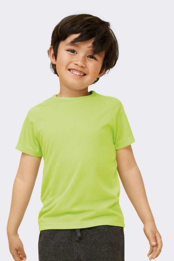 Créez un T-shirt personnalisé pour enfant Sol's Sporty Raglan | Sol's