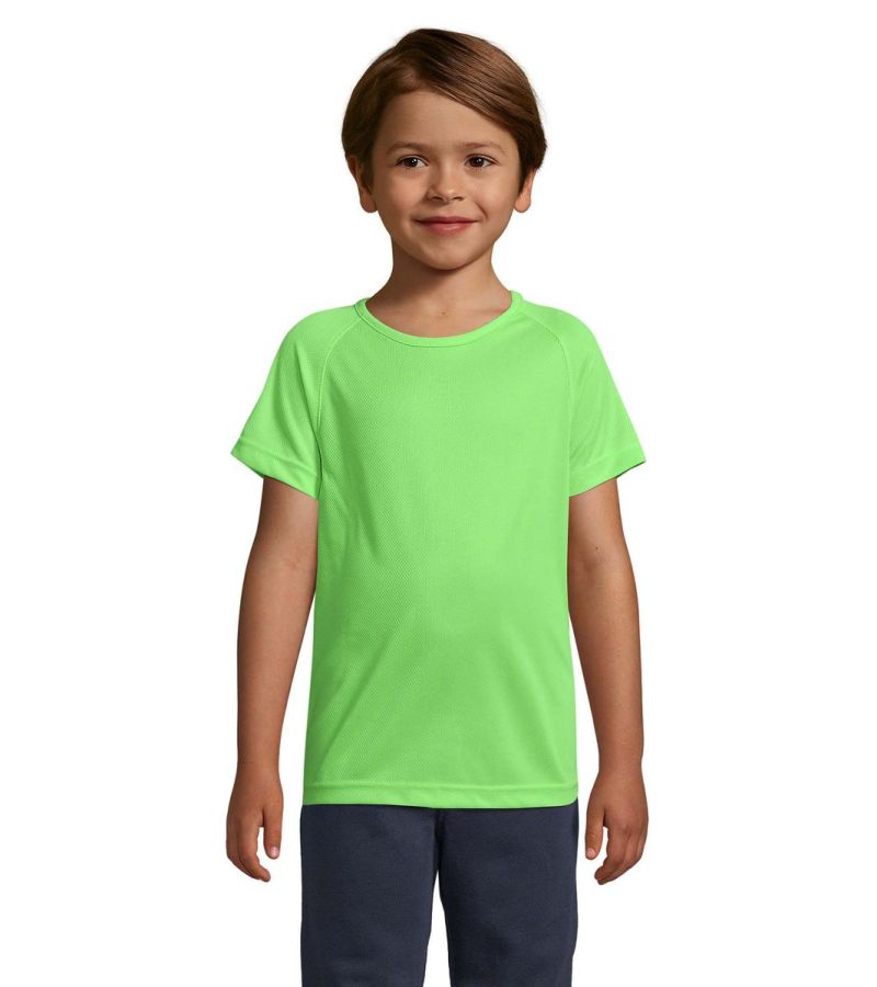 Créez un T-shirt personnalisé pour enfant Sol's Sporty Raglan | Sol's