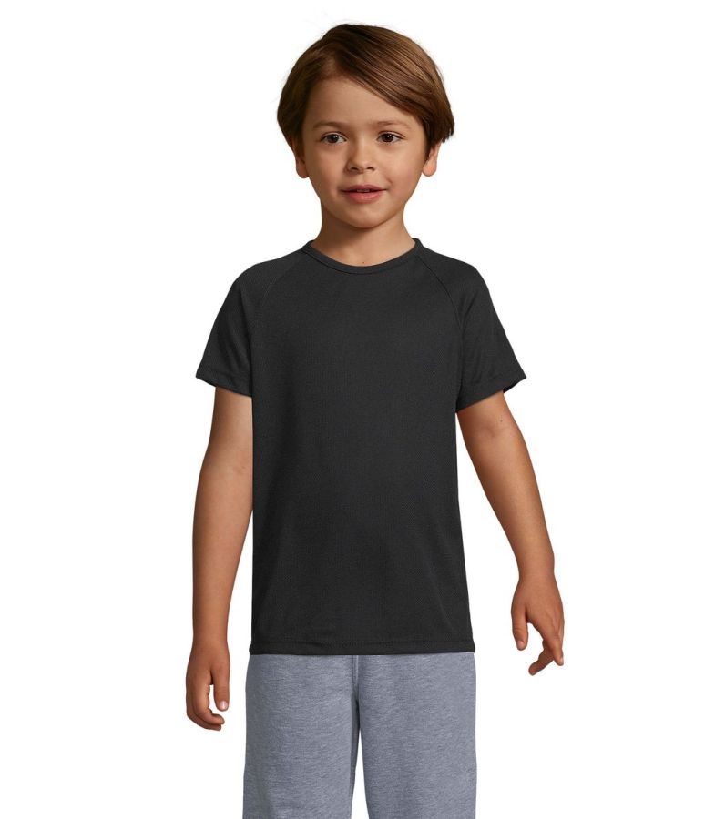 Créez un T-shirt personnalisé pour enfant Sol's Sporty Raglan | Sol's