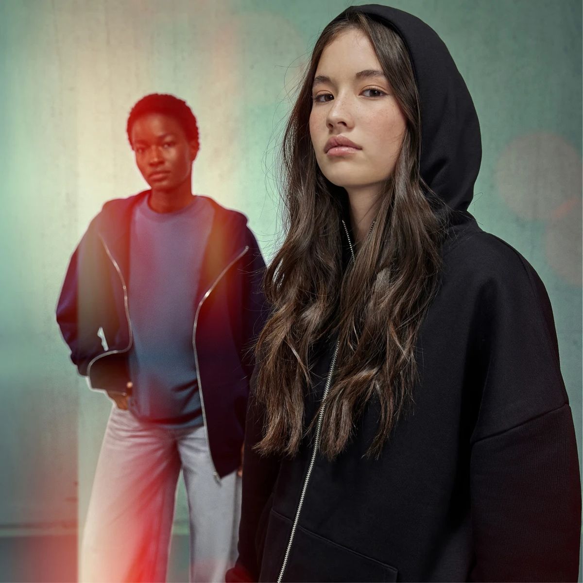 B&C Oversized Influence Zip Hood personnalisé | B&C