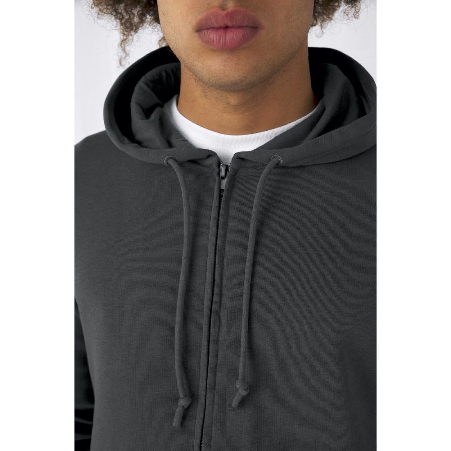B&C Inspire Zipped Hood sweat à capuche personnalisé | B&C