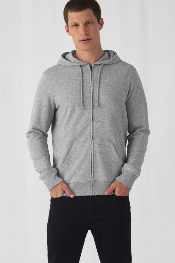 B&C Inspire Zipped Hood sweat à capuche personnalisé | B&C