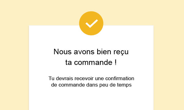 Créer son propre t-shirt - Soumettre sa commande