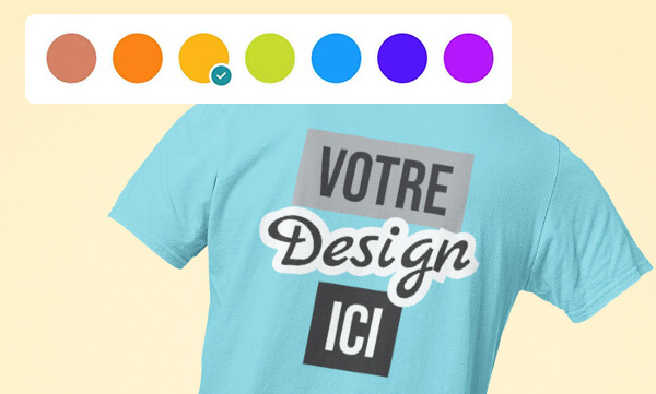 Créer son propre t-shirt - Produit choisir