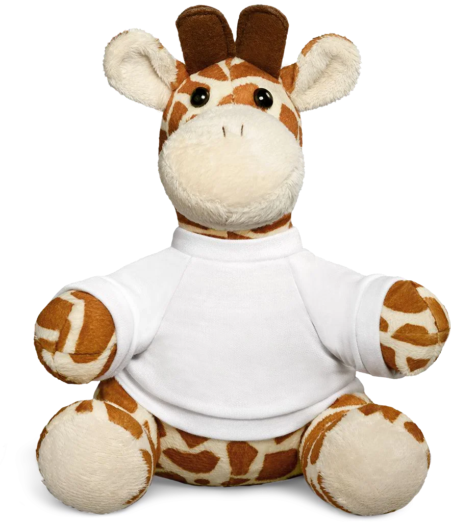 Peluche girafe personnalisée