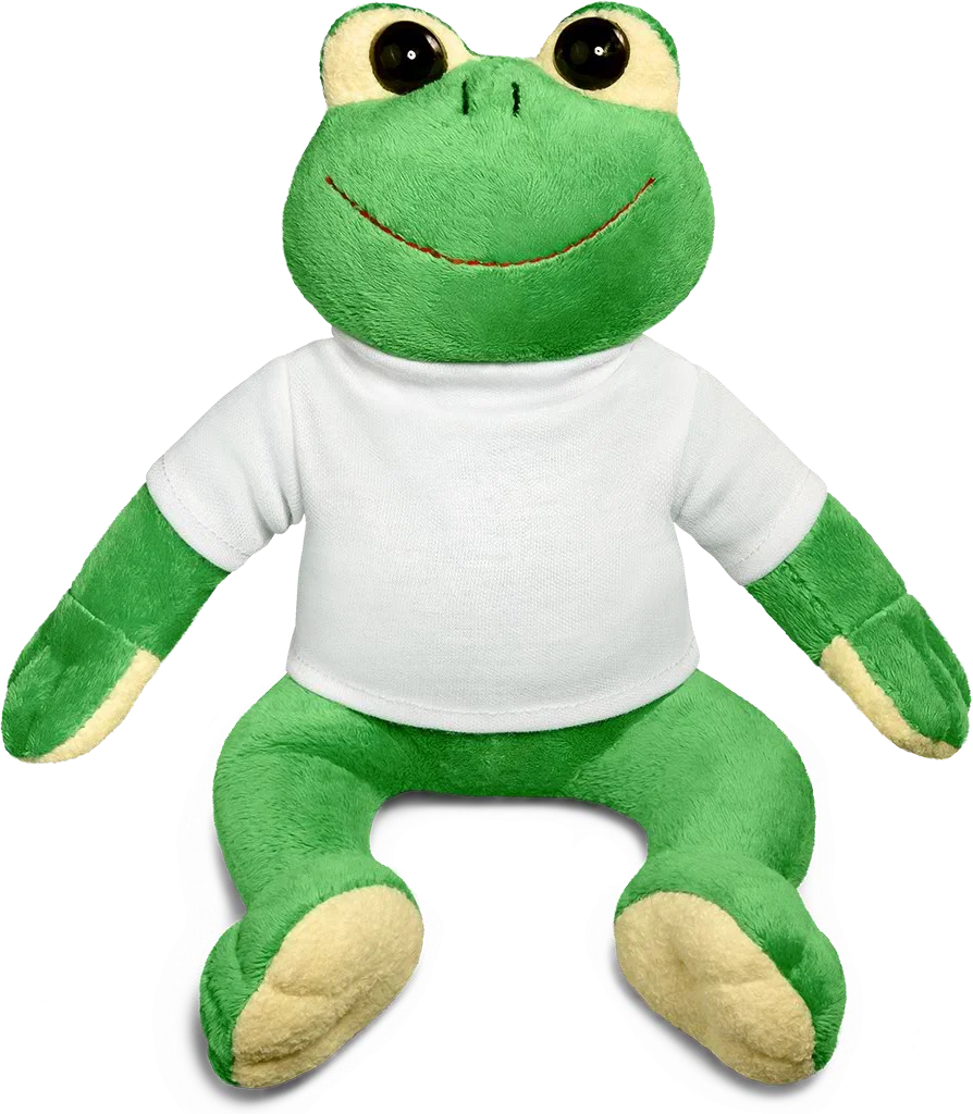 Peluche grenouille personnalisée