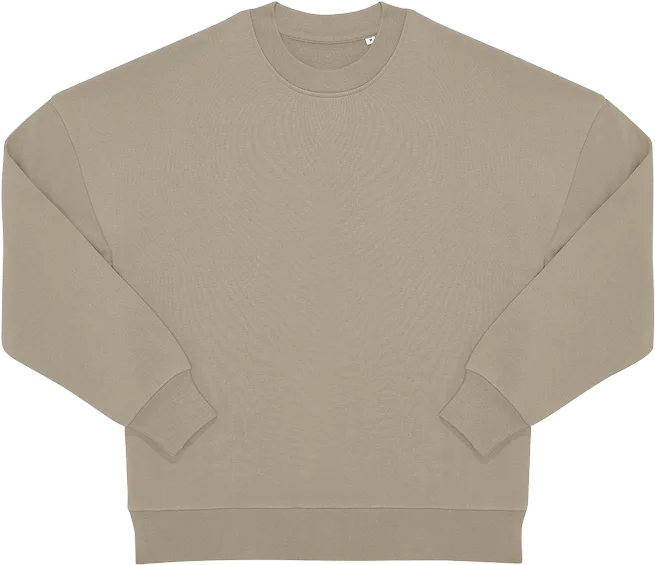 B&C Oversized Influence Crew sweat personnalisé