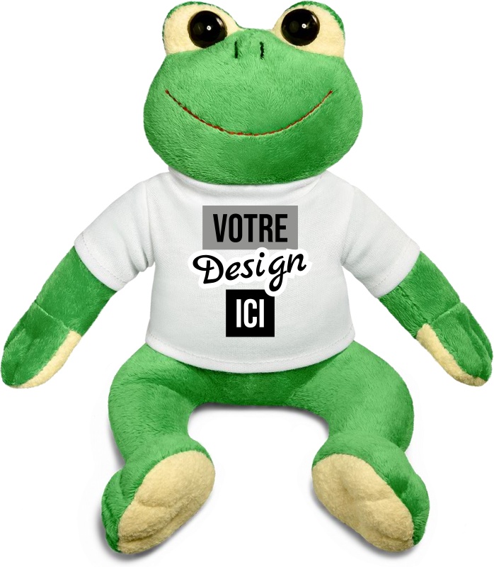 Sublistar Peluche Grenouille à personnaliser