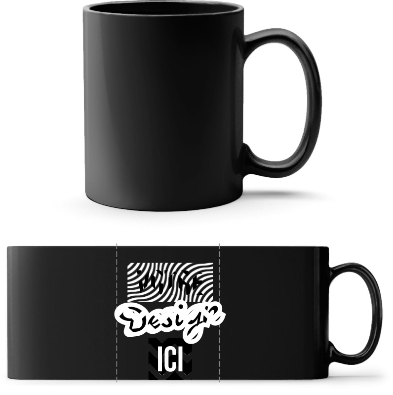 Sublistar Mug Noir à personnaliser