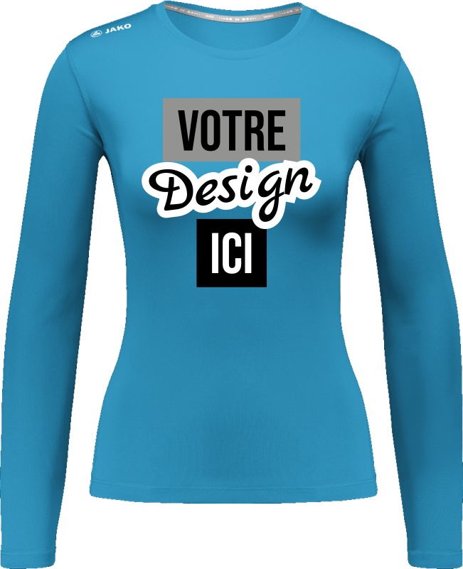 JAKO Women Longsleeve Run 2.0 à personnaliser
