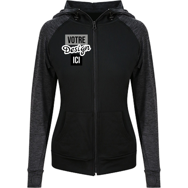 Just Cool Women's Cool Contrast Zoodie