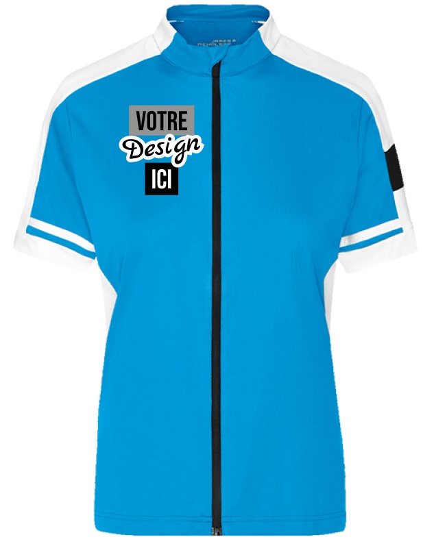 James & Nicholson Ladies' Bike-T Full Zip à personnaliser