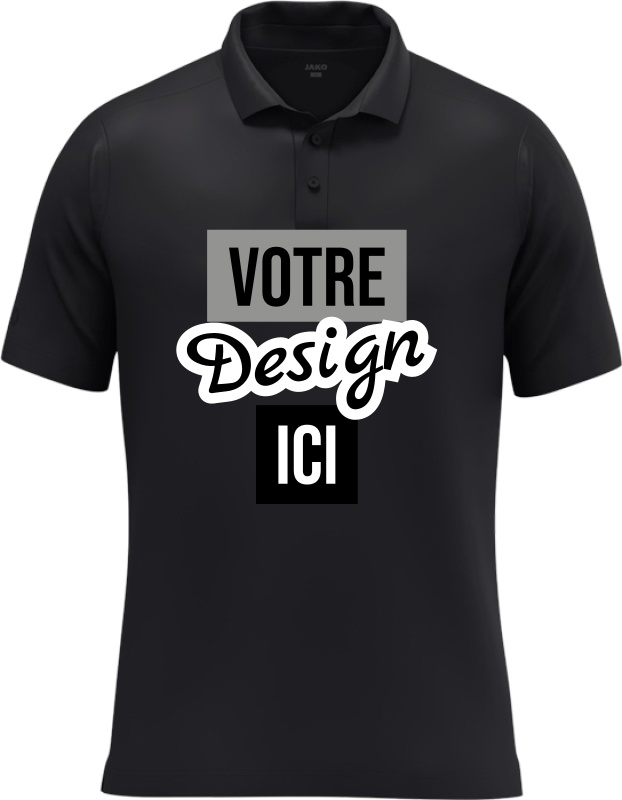 JAKO Polo homme - Polo de sport fonctionnel pour les loisirs à personnaliser