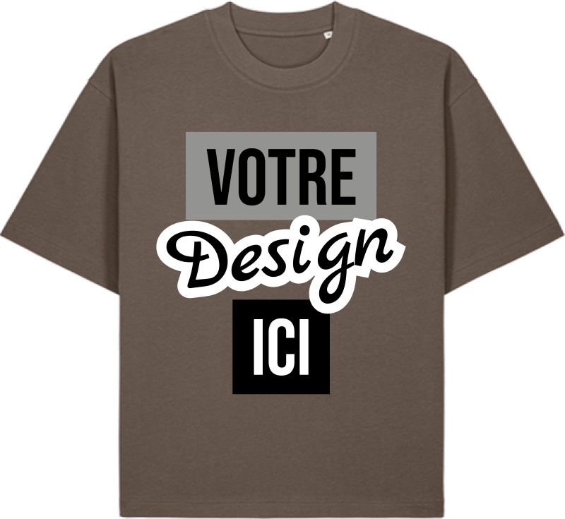 Stanley/Stella Asher T-shirt Oversize Unisexe Épais