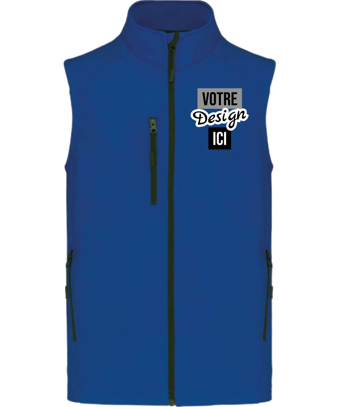 Kariban Gilet softshell homme 3 couches