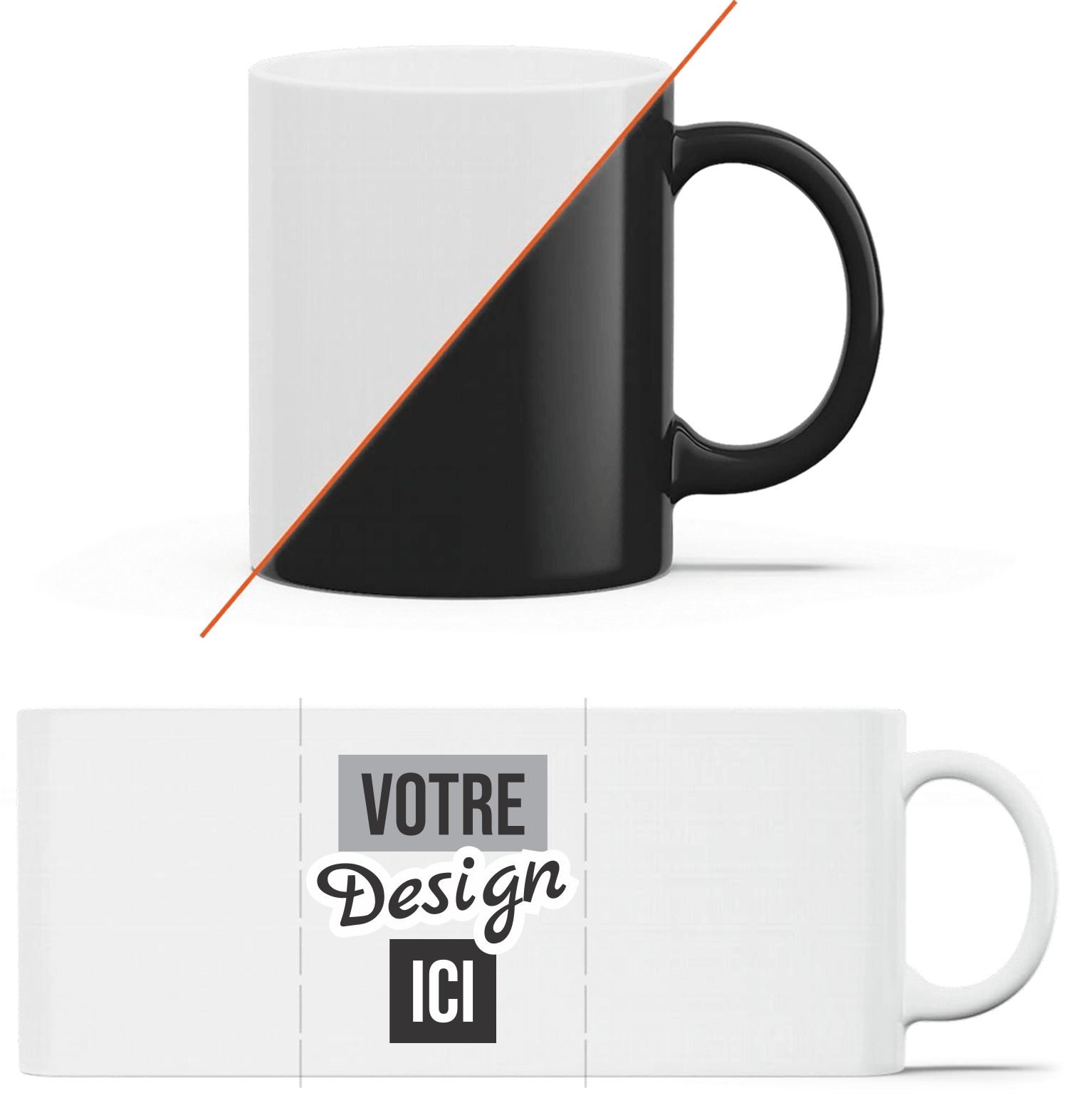 Sublistar Mug Magique à personnaliser