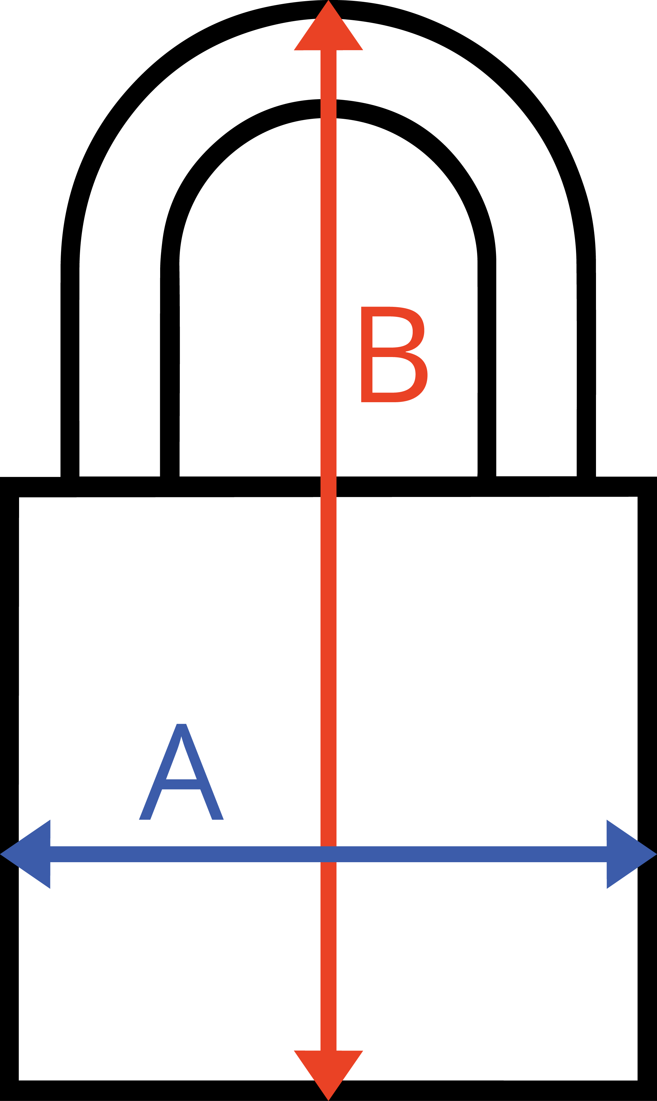 Love Lock Dimensions