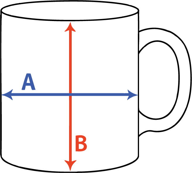 Mug Blanc Dimensions